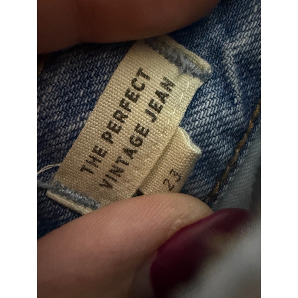 Madewell The Perfect Straight Leg Light Weight Jeans Size 23 Basic Everyday Wear - Picture 7 of 8